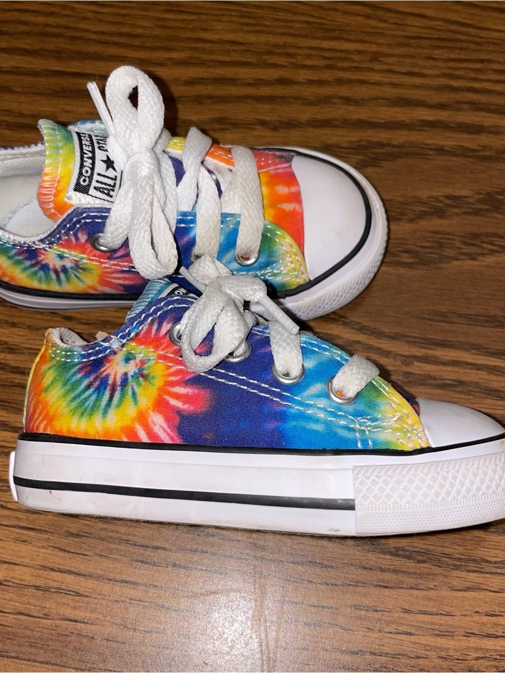 Converse Kids Tie-Dye Low Top Sneakers - Rainbow